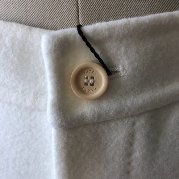 Gucci Winter White wool cashmere slacks sz: 46 NWT - Picture 3 of 10